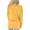 thumbnail image 4 of ONLYSHE Sweatshirts for Women Loose Fit Tunic Tops Long Sleeve Oversized Pullover Crewneck Sweatshirt with Pockets, 4 of 6