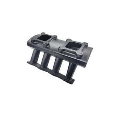 Bous Performance E42607BK Dual Carburetors Intake Manifold for LS1-LS2-LS6 EFI Fuel System
