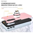 thumbnail image 6 of Case for Samsung Galaxy A54 5G, Light Shockproof Protective Cover with Built-in Rotating Holder Kickstand Car Magnetic Bracket Case Compatible for Samsung Galaxy A54 5G 2023 (Pink), 6 of 14