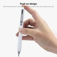 thumbnail image 6 of Matoen Gel Pens, 6 Pack Black Gel Pen Fine Point, Retractable Gel Ink Ballpoint Pens for Smooth Writing (0.5mm), 6 of 7