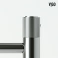 thumbnail image 2 of VIGO Apollo Single Handle Single-Hole Bathroom Vessel Faucet in Brushed Nickel, 2 of 12