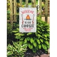 thumbnail image 3 of Printtoo White Welcome To Our Campsite Outdoor Camping Flags Personalized Outdoor GardenFlagsCamp Decor Accessory Double SidedFlags12.5x18 Inches, 3 of 4