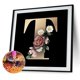thumbnail image 2 of Cuadros Decorativos 5D DIY diamante pintura flor letra completo redondo diamante mosaico hogar Sywqhk Nuevos Originales, 2 of 9