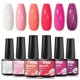 thumbnail image 4 of 6 Unids set MTSSII 6ml Esmalte De Gel UV Brillo Color Sólido Remojo Semi Permanente Barniz Kit Manicura DIY Nailsgel polish, 4 of 4