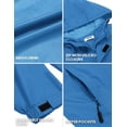 thumbnail image 4 of Men's Rain Jacket Waterproof With Hood Lightweight Packable Shell Raincoat Windbreaker For Cycling Golf Travel, 4 of 6