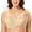 Beige, variant on Women Minimizer Bra Comfort Wirefree Full Coverage Large Bust Non-Padded 46C