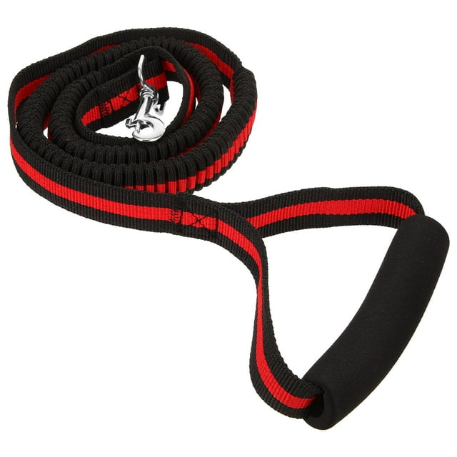 AURARMLET Correa Elástica Para Mascotas Roja Con Bungee Resistente Para Entrenamiento Y Paseos
