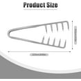 thumbnail image 2 of Texture Comb, 2 pcs Parting Wide Tooth Styling Comb, Roots Volume Tool, Men Pompadour Hairstyling Combs, Bangs Seam Grooming Accessory for Woman, for Barber Hairdressing Hair Pick Combs, 2 of 7