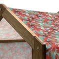 thumbnail image 5 of Hawaiian Pet House, Red Hibiscus Flowers with Green Leaves Aloha Garden Growth Summer Season, Outdoor & Indoor Portable Dog Kennel with Pillow and Cover, 5 Sizes, Multicolor, by Ambesonne, 5 of 5