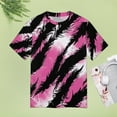 thumbnail image 4 of Animal Print Patterns T Shirts Basic T-Shirt Short Sleeve Ladies Tee Shirt Summer Graphic Clothing, 4 of 6