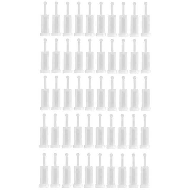 50 piezas universales Filtros de herramienta de pulverización por gravedad, herramienta de pulverización de alimentación por gravedad desechable, colador de pintura que reduce las obstrucciones