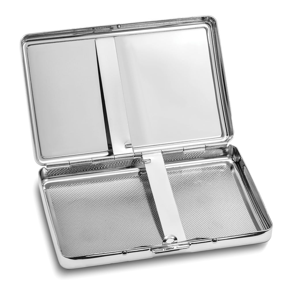 Silver-tone Enameled Ace Multi-purpose Case (Holds 16 Cigarettes) QGM20809