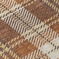 thumbnail image 5 of HomeRoots 596321 3 x 5 ft. Chocolate, Copper & Gold Plaid Washable Indoor & Outdoor Rectangle Area Rug, 5 of 5