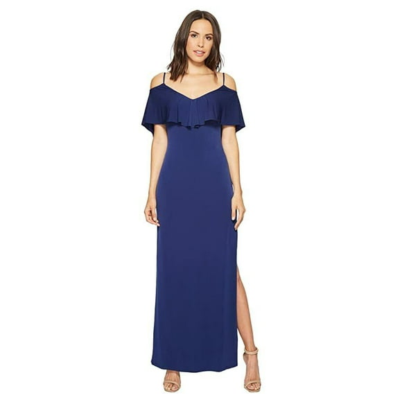 Laundry by Shelli Segal Women's Cold Shoulder Jersey Gown dress $245 size 0