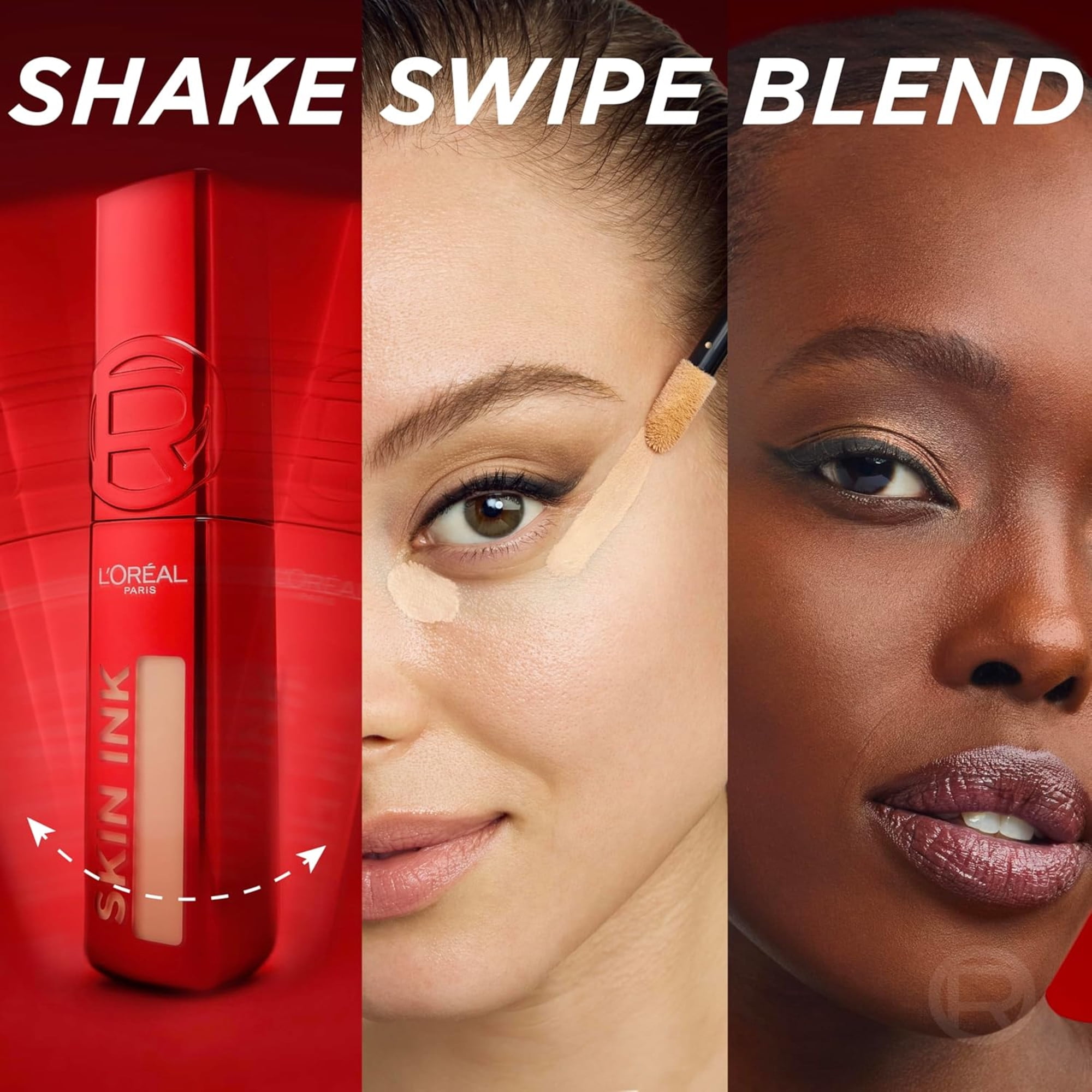 L'Oreal Paris Foundation & Concealer Hybrid Infallible Skin Ink, Longwear Transfer Resistant, Matte Finish, Light Longwear Foundation and Concealer