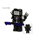 thumbnail image 2 of 4 Pcs Toilet Man Minifigures Building Block Kits Set, Cartoon Movie Series Lightning Toilet Man Flight Monitor Action Figures Toy, Gift for Children and Fans, 2 of 5