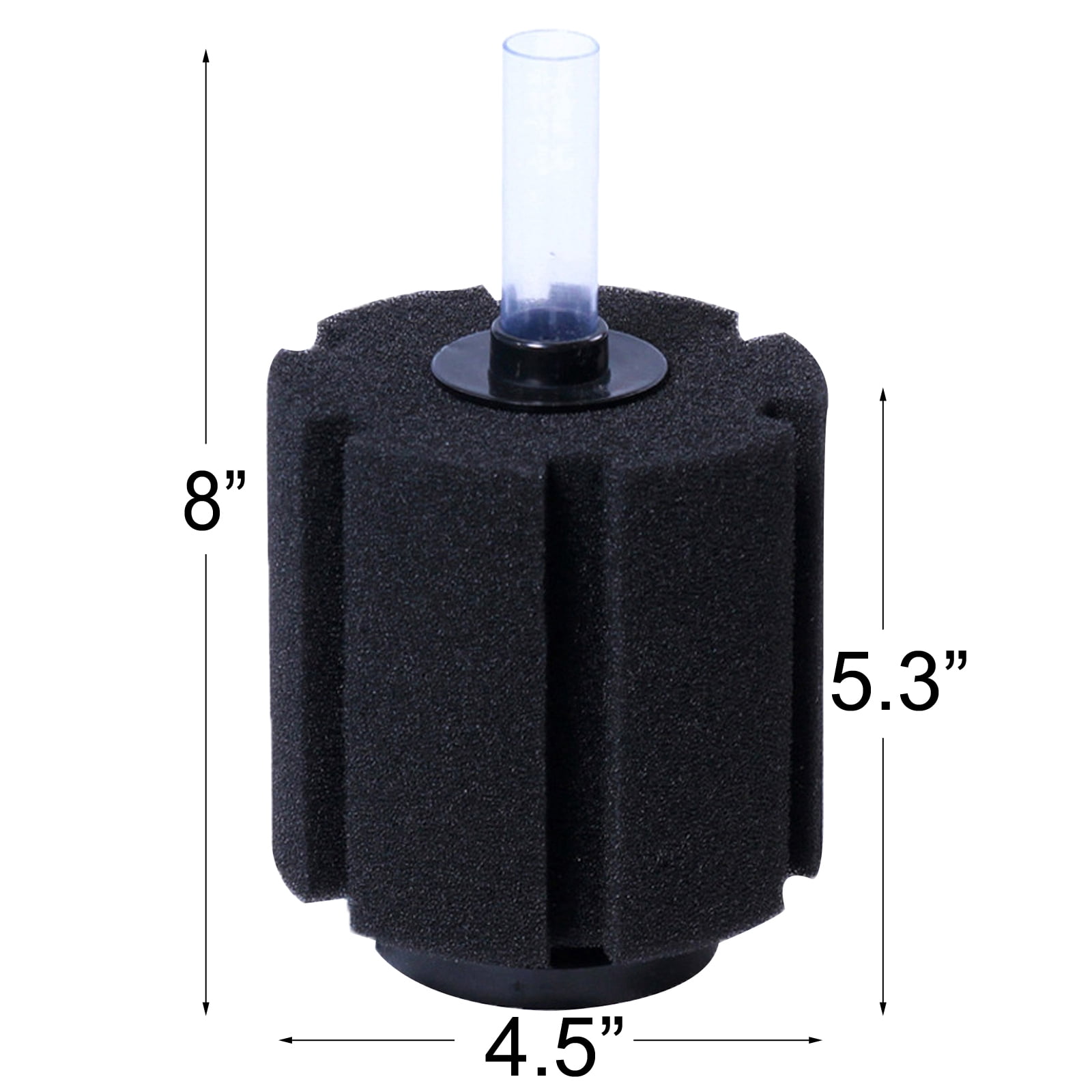 Aquaneat Sponge Filter, Aquarium Betta Shrimp Nano Fish Tank, up to 60gal, 4pcs