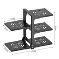 thumbnail image 3 of for Under Cabinet Adjustable Rustproof Cabinet Storage, 3 of 5