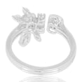 thumbnail image 2 of Natural 0.60 Ct Baguette Diamond Fine Ring Solid 18k White Gold Handmade Jewelry, 2 of 4