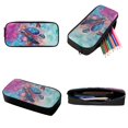 thumbnail image 6 of ZUXONGSY Tie-Dye Turtle Butterfly Floral Print Backpack Set for Girls Boys 3 PCS School Bookbag for Kindergarten Elementary Preschool Middle Kids Schoolbags with Lunch Box Pencil Case Set, 6 of 6