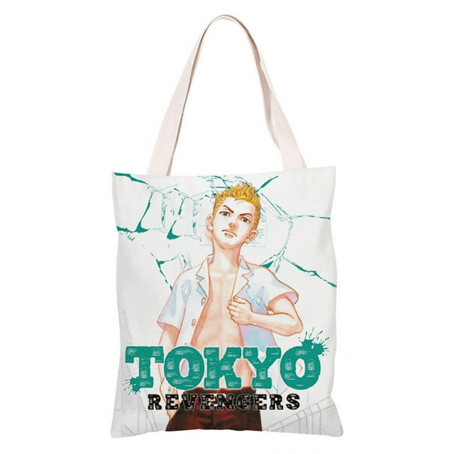 Bolsa Tokio's Mikey Anime de lona, 33 x 36 cm, algodón y poliéster