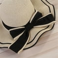 thumbnail image 5 of BKQCNKM Straw Hats for Women, Sun Hat Women, Wide Brim Sun Hat Women, Straw Beach Hat, Beige One Size, 5 of 6