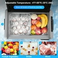 thumbnail image 5 of Roromall Portable Refrigerator, Portable Freezer, 37 Quart(35L) Electric Cooler, -4℉-68℉Car Refrigerator, 12/24V DC Cable & 110/240V AC, Car Fridge for Camping, Truck, RV, Travel, Fishing, 5 of 8