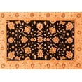 thumbnail image 1 of Ahgly Company Indoor Rectangle Oriental Orange Traditional Area Rugs, 8' x 12', 1 of 4