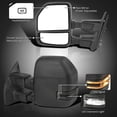 thumbnail image 4 of Spec-D Tuning Black Towing Mirror Smoke LED Signal Power Heated Compatible with 1999-2016 Ford F-250, F-350, F-450 Super Duty Left + Right Pair, 4 of 7