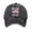 H001- Black, variant on Usa 250Th Faded Flag Vintage Baseball Cap, Cotton Fabric, Black Headwear, Anniversary Commemorative Print, Outdoor Summer Events, Adjustable, 1 Pc
