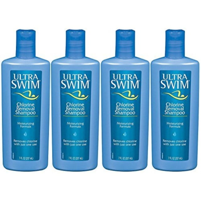 ultraswim chlorine removal moisturizing shampoo, 7 oz, 4 pack