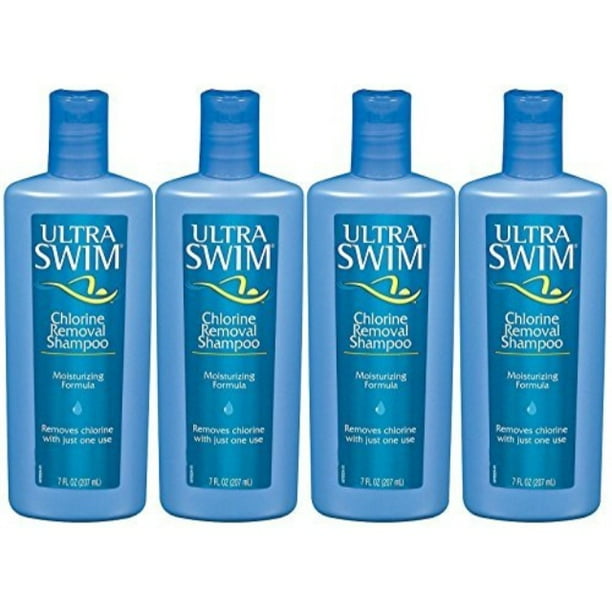 ultraswim chlorine removal moisturizing shampoo, 7 oz, 4 pack
