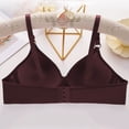 thumbnail image 4 of Womens Everyday Bras, Women's Wireless Lace Push Up Bras Comfortable Seamless Supportive Full Coverage Convertible Everyday Tshirt Bra 34-42, 4 of 5