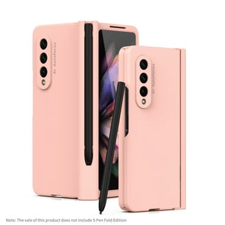 Galaxy Z Fold 3 Case with Pen Holder, Dteck Samsung Fold 3 Slim