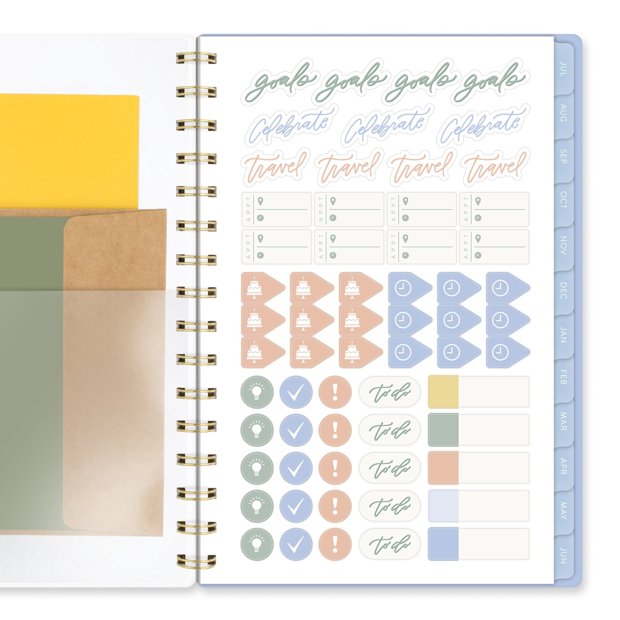 Leah Bisch for Mead Cambridge Academic 2026-2027 Weekly Monthly Planner Pansy