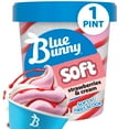 thumbnail image 3 of Blue Bunny Soft Strawberry and Cream Swirl Iced Frozen Dessert, 16 fl oz Pint, 3 of 14