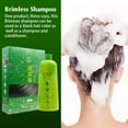 AYFFDIYI 500ml Brimless Shampoo, Herbal Bubble Gray Hair Dye Shampoo