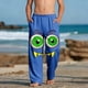 thumbnail image 2 of Niños Pantalones Niñas Imprimida Playa Casual con Bolsillos para Vacaciones Deportes Al Aire Libre Niñas Pantalones, 2 of 9