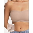 thumbnail image 5 of MINTREUS Womens Strapless Bras Jelly Push Up Bandeau Bra Non Slip Wireless Supportive Padded Bras Seamless Comfortable Tube Bra, 5 of 9