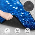 thumbnail image 3 of Balery A Blue Glitter Juego de 4 Alfombrillas para Auto, Revestimientos de Caucho Resistente, Diseño Antideslizante, 3 of 7