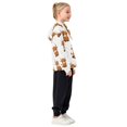 thumbnail image 5 of Kids' Hooded Pullover Sweatshirt Casual Tops Long Sleeve Print Hoodies Pocket Cute Yaks Cow Pattern, 5 of 9