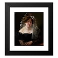 thumbnail image 2 of Franciszek Jan Pfanhauser 12x14 Black Modern Framed Museum Art Print Titled - Portrait of Julia Wieman Nee Czaban (C. 1830), 2 of 5