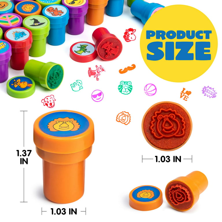 10pc Toy Stamps For Kids Self-Ink Teacher Stamps Kids Favor Children  Treasure Box Prize Classroom