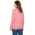 thumbnail image 6 of Turtle Bay New York Women's Button Front Pointelle Cardigan Sweater, 6 of 7