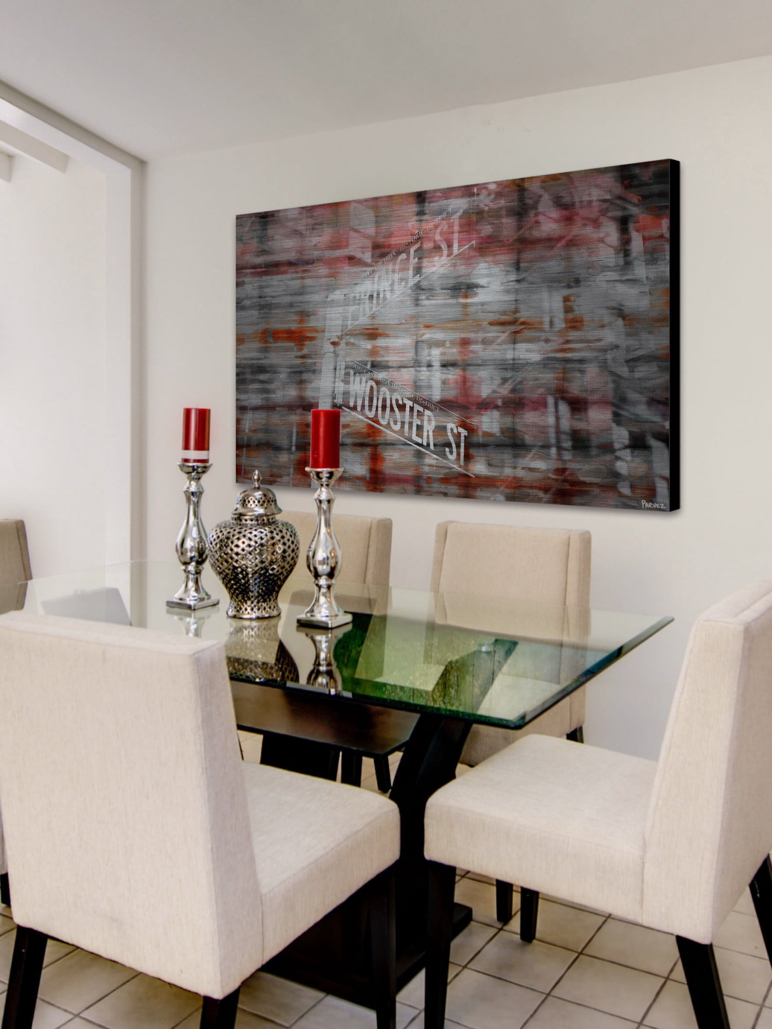 Parvez Taj "Prince & Wooster" Print on Brushed Aluminum