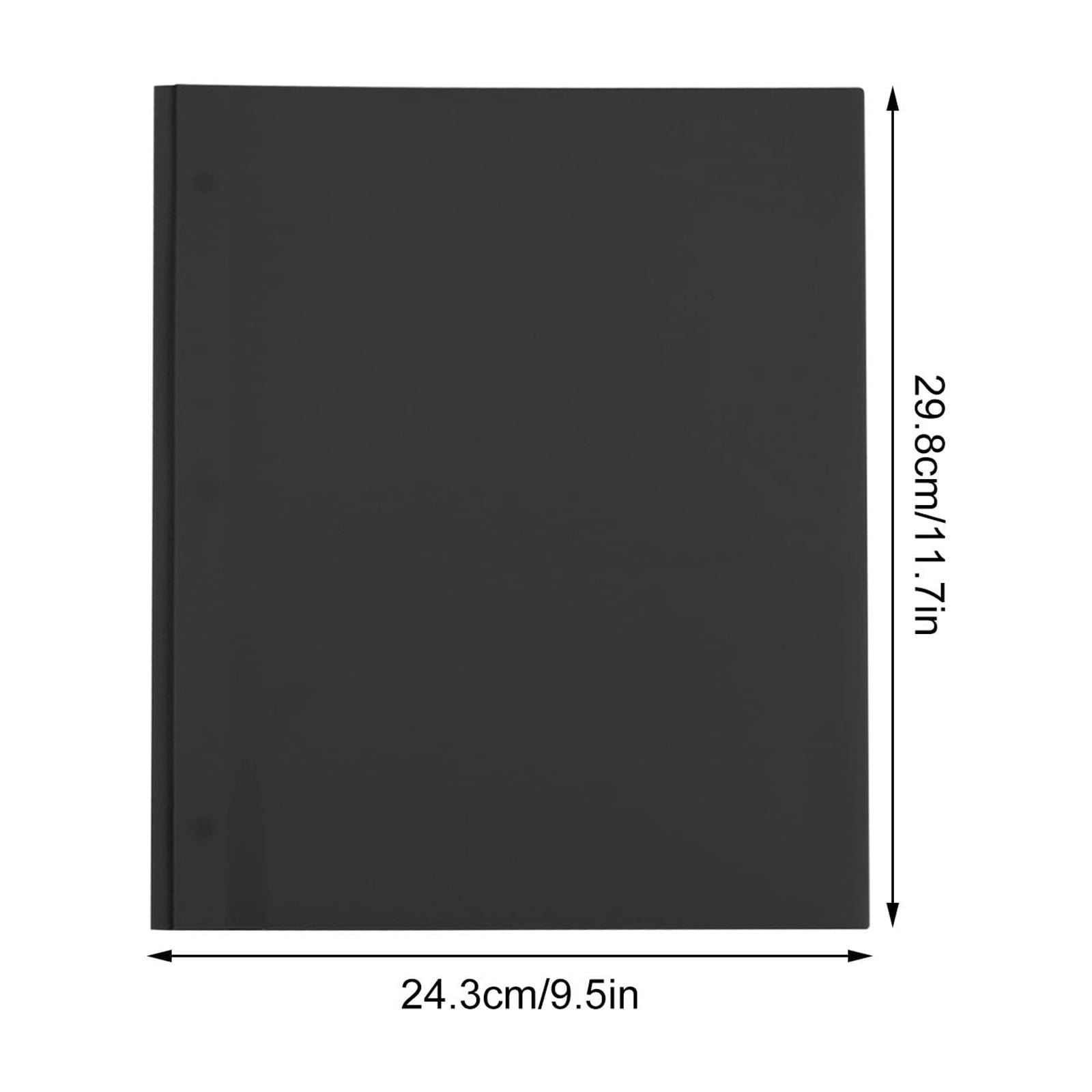 JVBTVB 10 Pcs Heavy Duty Plastic Pocket Folders - Letter Size File Folders with Pockets for Office & School Organization, Back to School Supplies, 7 Fashion Colors, Durable Document Organizer