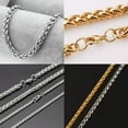 thumbnail image 5 of 316L Stainless Steel Choker Men's Necklace Women Bracelet Fashion Jewelry 8"-36", 5 of 6