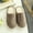 Coffee, variant on Women's Fuzzy Fluffy Furry Fur Slippers Flip Flop Cozy House Sandals Slides Soft Flat Comfy Anti-Slip Spa Indoor Outdoor Slip on
