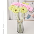 thumbnail image 3 of Ramo de Flores Artificiales Inteprter 10 Uds Gerbera Decoración Verde, 3 of 6