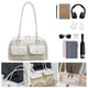 thumbnail image 1 of Bolso Satchel Hobo Mujer Multi Bolsillo Pu Cuero Sólido, 1 of 9